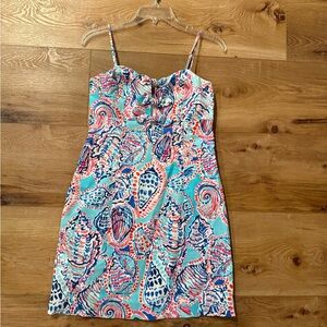 Lilly Pulitzer Colorful Seashell Mini Dress